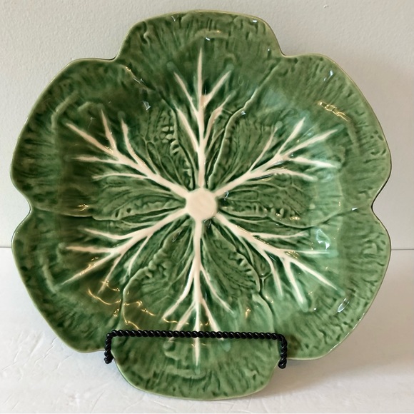 Bordallo Pinheiro Dining Two Bordallo Pinheiro Cabbage Chop Plates